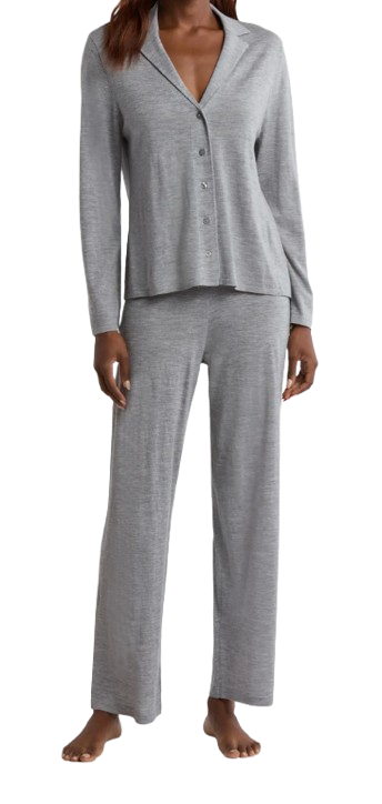 Nordstrom Collar Cashmere Pajamas