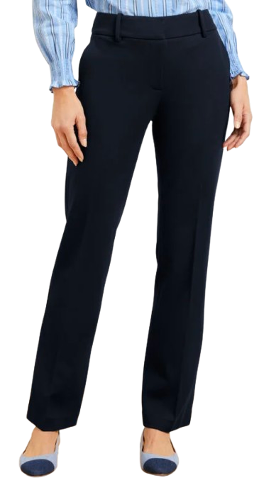 Talbots Straight Leg Ponte Trousers