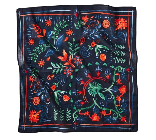 Anthropologie Floral Printed Scarf
