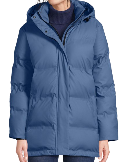 lands end insulated puffer jacket