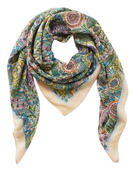 J.Jill Radiant Birdcage Square Scarf