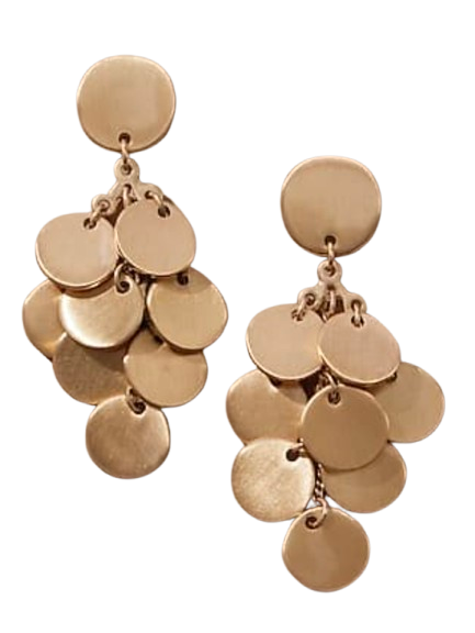 J.Jill Brushed Metal Cascading Earrings