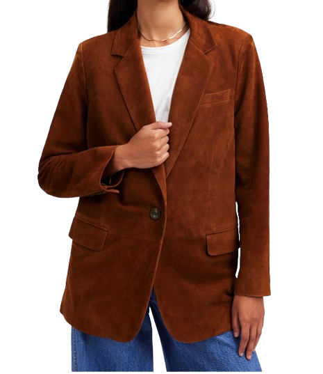 Madewell Suede Blazer