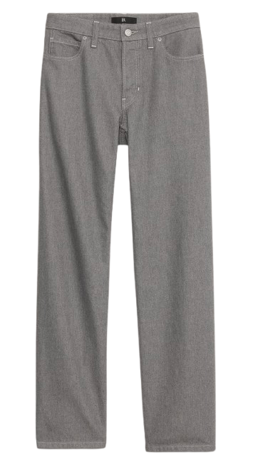 Banana Republic Mid-Rise Straight Ankle Jean – Grey