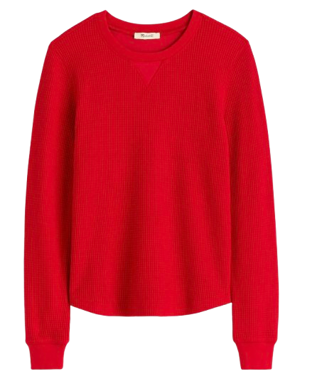 Madewell Waffle Knit Raglan Tee