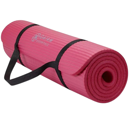 Gaiam Essentials Thick Yoga Mat