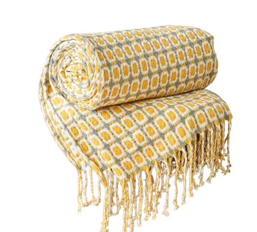 Amazon Yellow Throw