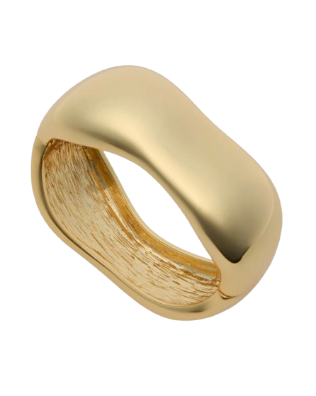 Gold Curve Hayes Cuff