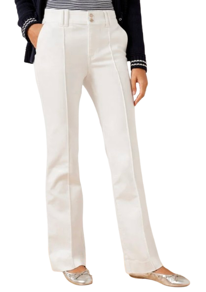 Talbots Flare Leg Pintuck Jeans