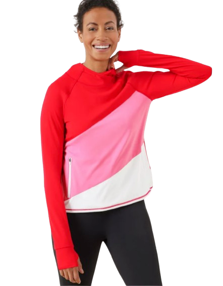 T by Talbots Performance Hooded Pullover