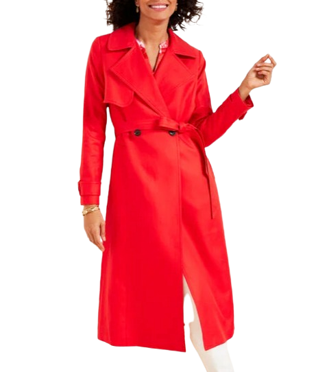 cropped Trench Coat