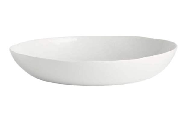 Crate & Barrel Mercer White Serving Bowl