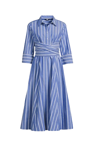 Lands’ End Stripe Shirtdress