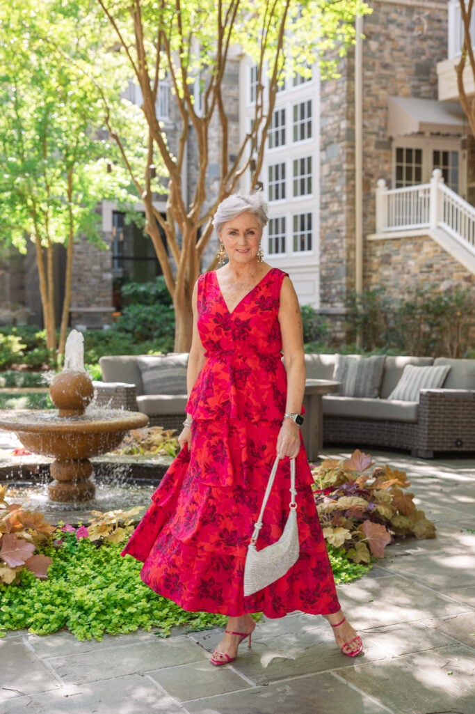 Floral & Feminine: Tiered Maxi Dress