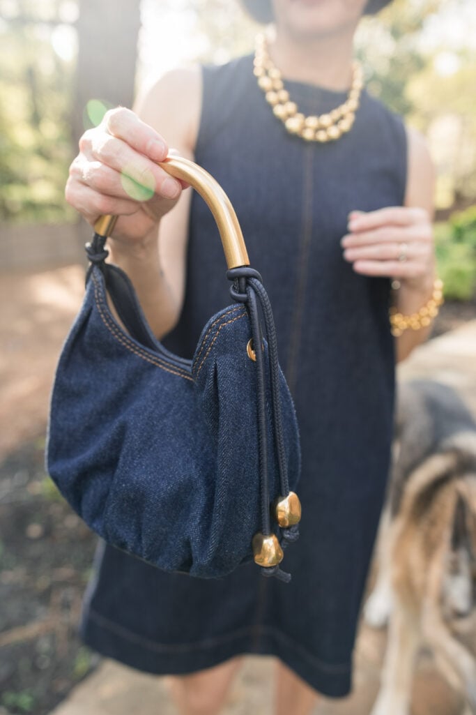 denim bag, spring, style, fashion