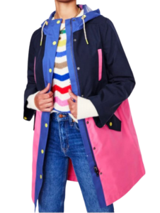 Boden Colorblock Coat, rainy day essentials