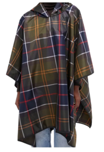 Tuckernuck Plaid Rain Poncho, rainy day essentials