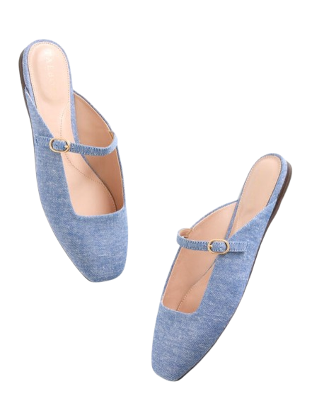 Talbots Denim Mules