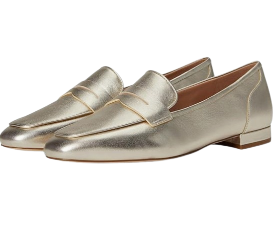 Metallic Loafers