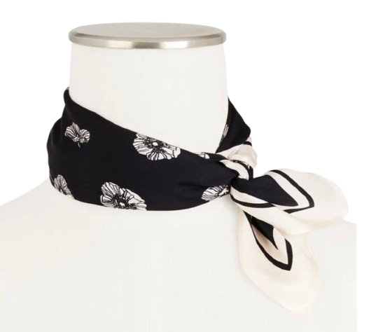 Flower Floral Square Scarf