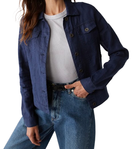 Michael Stars Jean Linen Jacket
