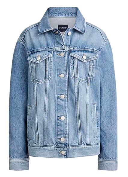 J.Crew Factory Relaxed Denim Jacket
