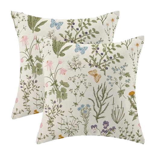 Floral Throw Pillow Covers