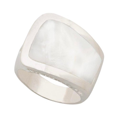 Mother of Pearl Cocktail Ring, statement jewelry
