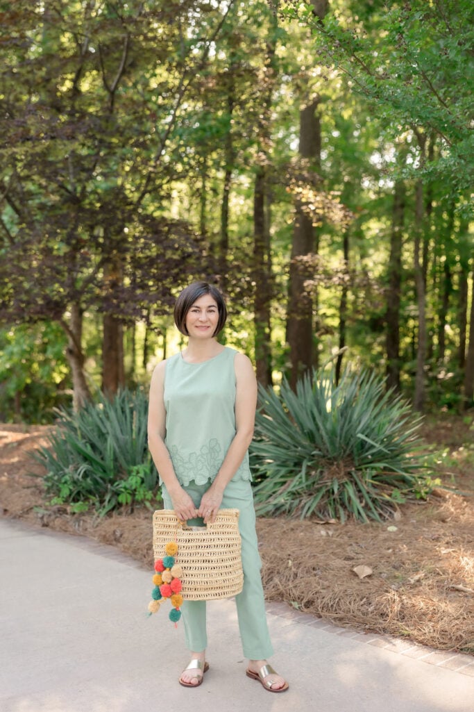 Accessories, Chinos, Linen, Spring, Summer, Woven Straw Bag, Style Tip