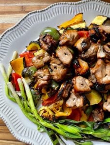 Teriyaki Chicken Skewers with Pineapple & Peppers