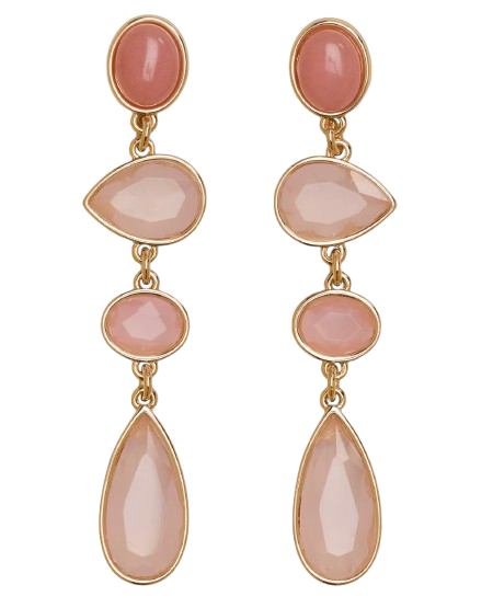 Banana Republic Factory Tonal Glass Stone Drop Earrings
