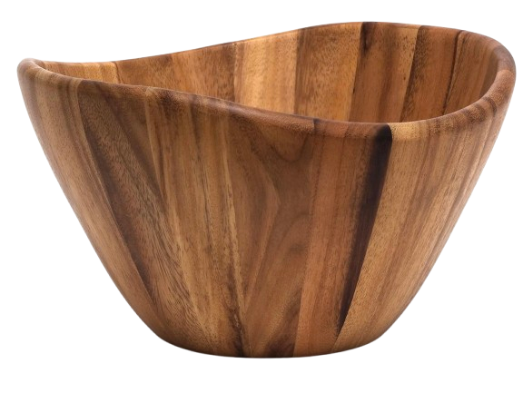 Acacia Wave Serving Bowl