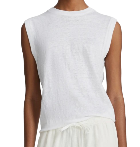 Vince Linen Muscle Tee