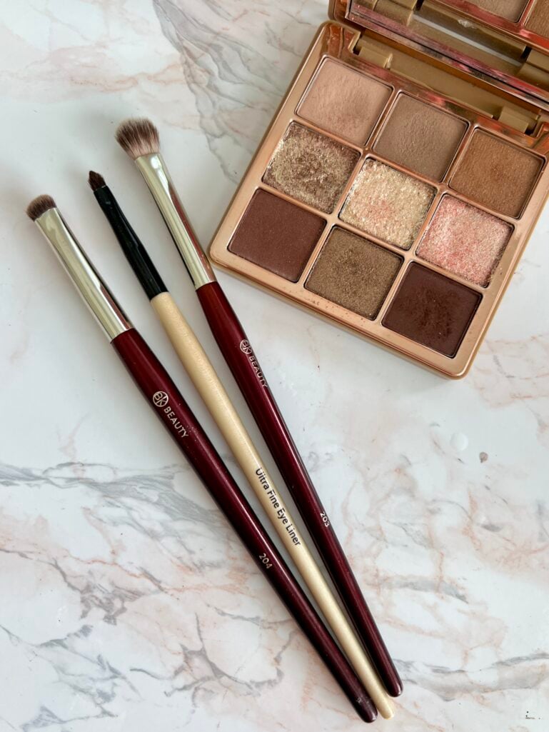 blush, eyeshadow, concealer, foundation