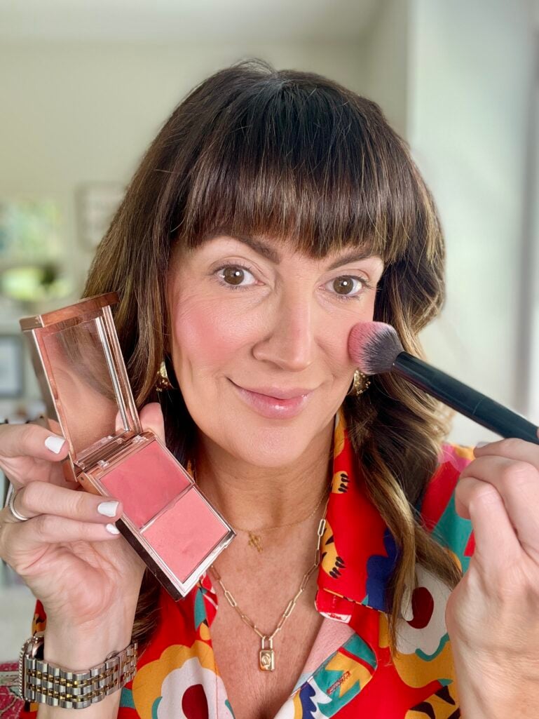 blush, eyeshadow, concealer, foundation