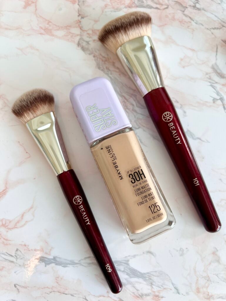 blush, eyeshadow, concealer, foundation