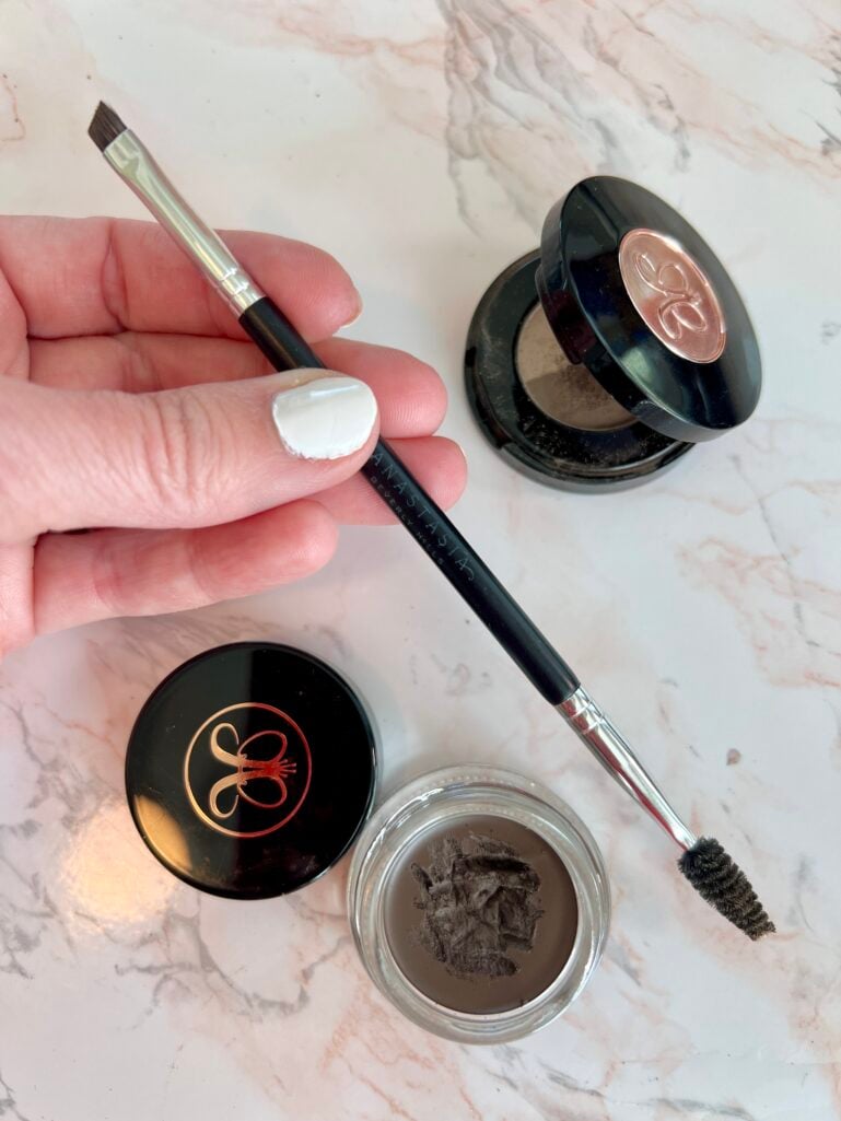 blush, eyeshadow, concealer, foundation