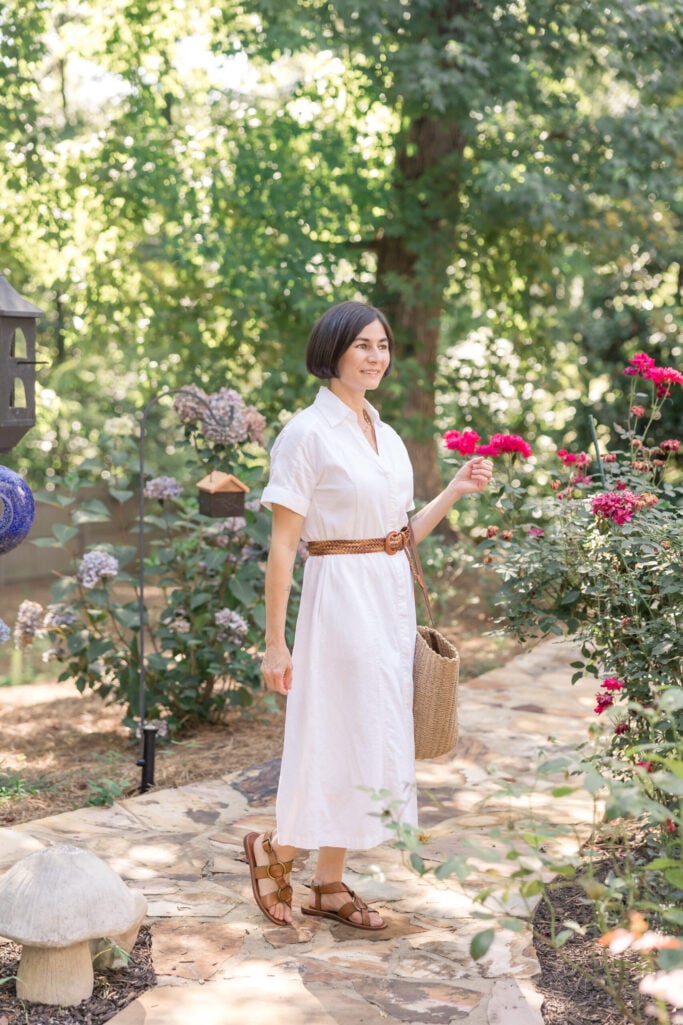 summer, dress, linen, cool, summer fashion