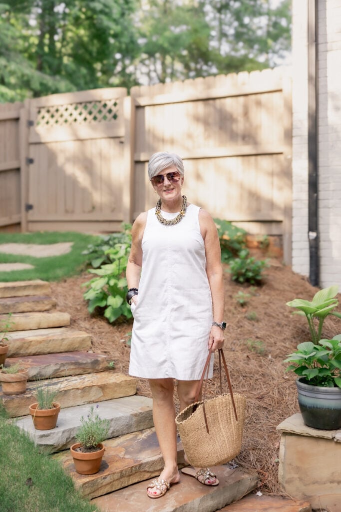 summer, dress, linen, cool, summer fashion