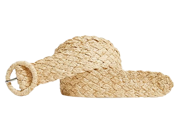 J.Crew Factory Woven Straw Belt
