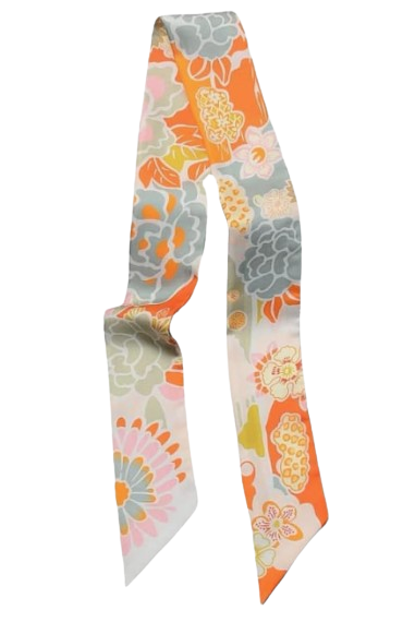 JERLA Mulberry Silk Skinny Scarf