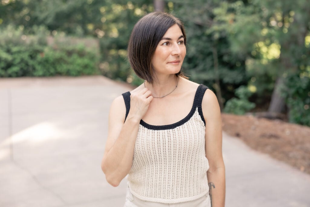 Open Knit Tank 