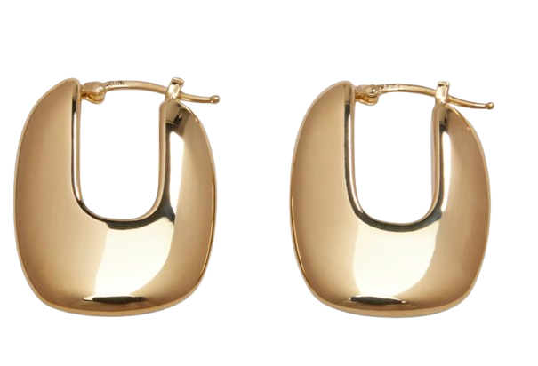 Ravena U-Profile Hoop Earrings