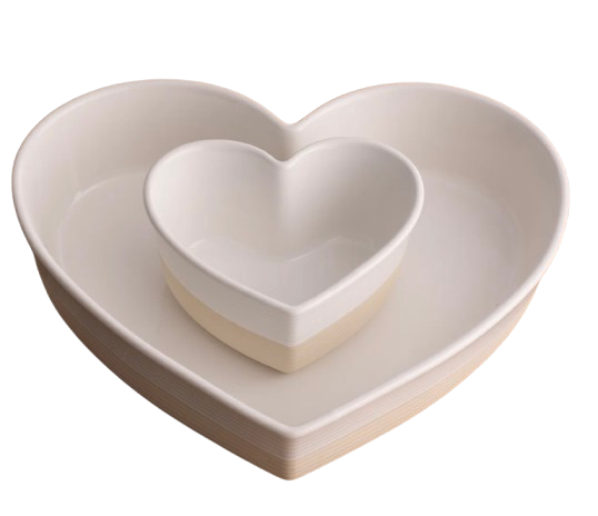 Heart-Shaped Serveware