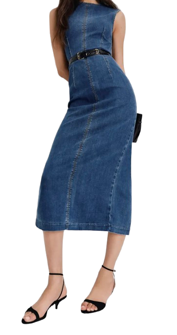Reformation Denim Midi Dress