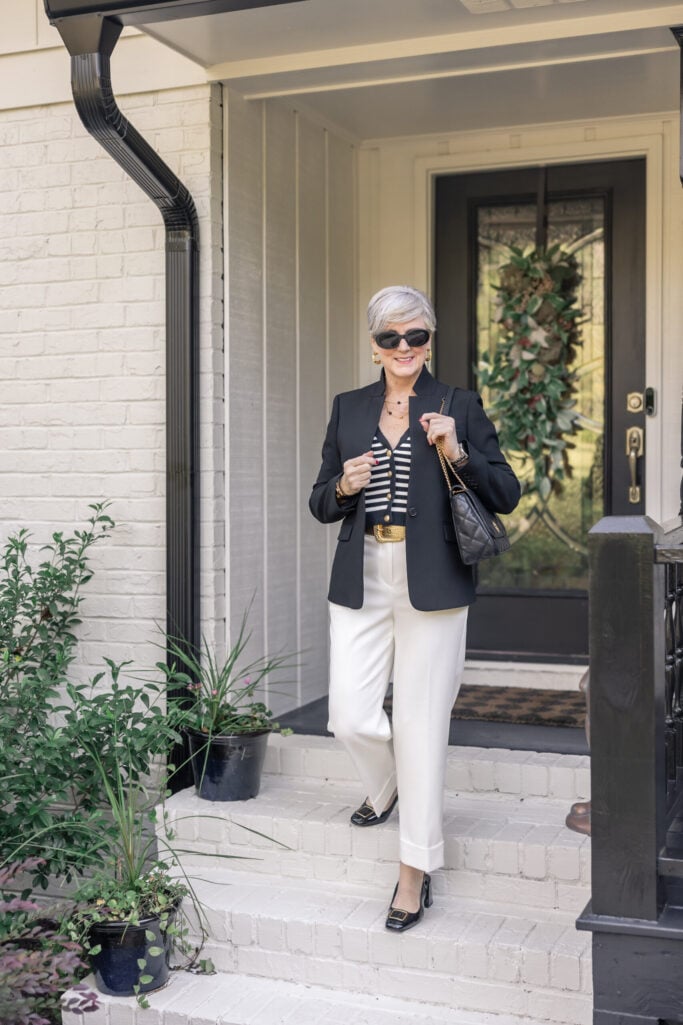 Trouser, Casual, White pants Style Inspiration, White Pants in Fall, Weekend, Late Summer, 