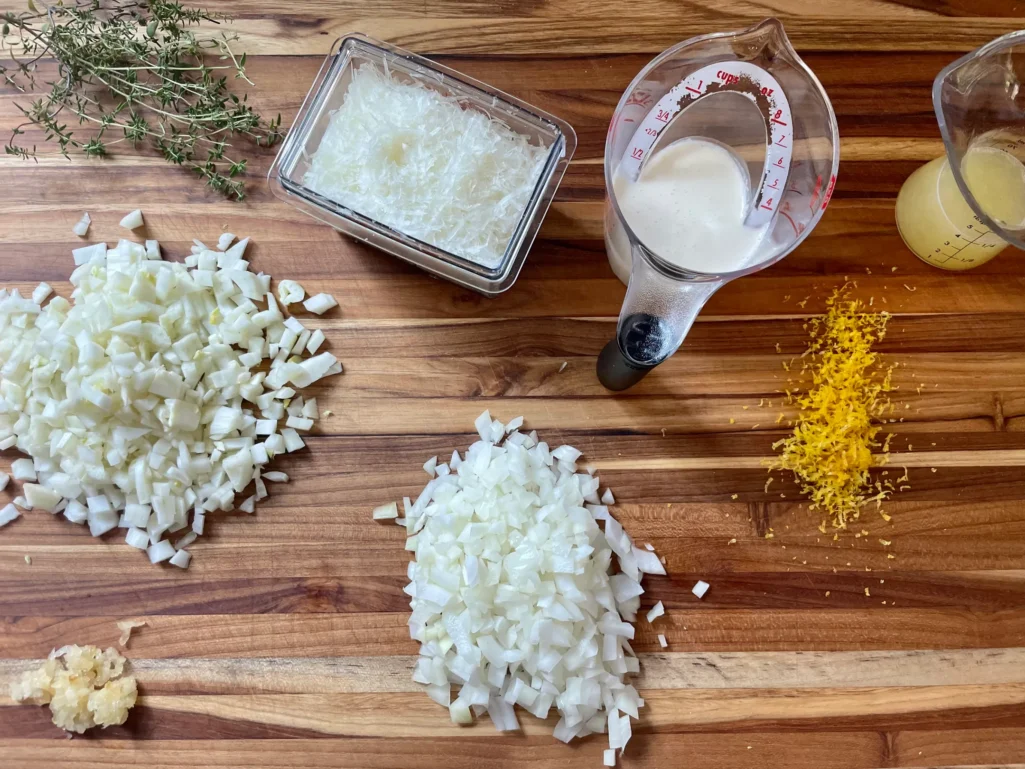 Pork Ragu with Lemon and Fennel ingredients