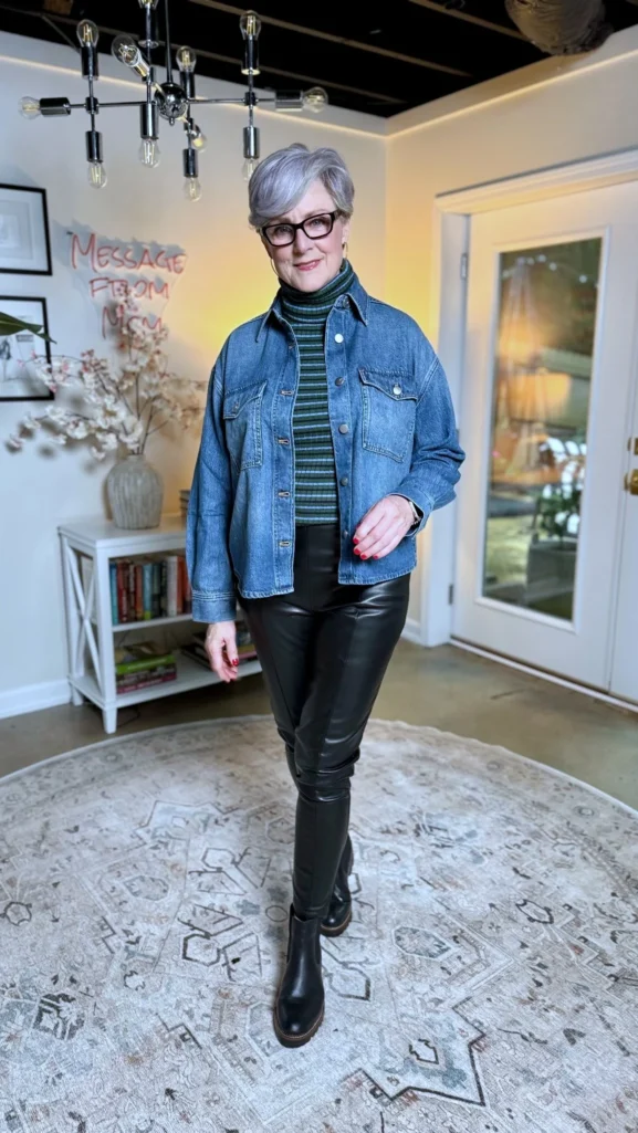 denim shirt style inspiration