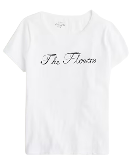 J.Crew Factory “The Flowers” Graphic Tee
