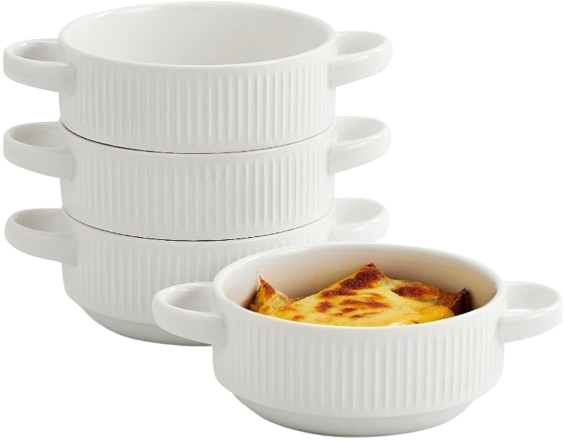 Double-Handled Soup Crocks